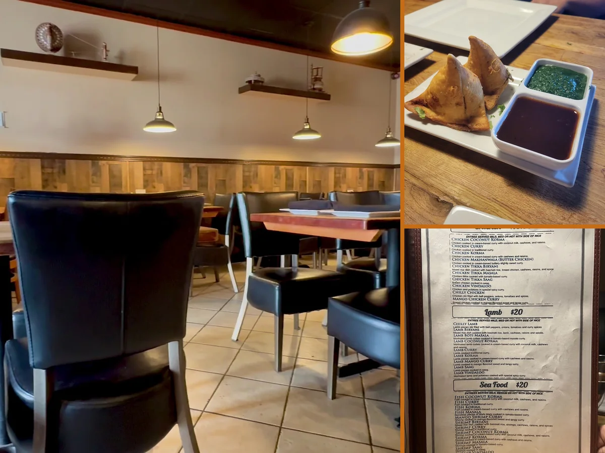 Tables set for dine-in meals